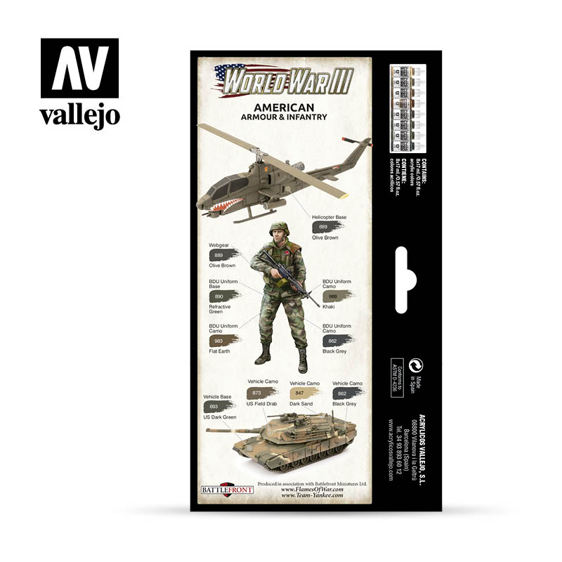 70.220 WWIII American Armour & Infantry