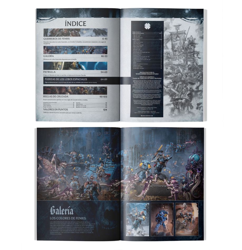 CODEX SUPPLEMENT: SPACE WOLVES (ESPAÑOL)