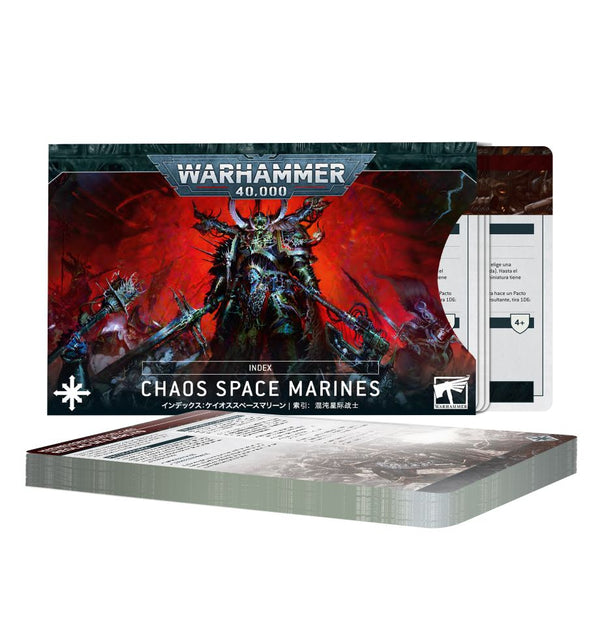 INDEX : SPACE MARINES DU CHAOS. ANGLAIS