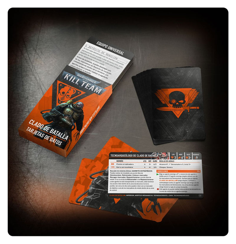 KILL TEAM DATACARDS: BATTLECLADE (ESPAÑOL)
