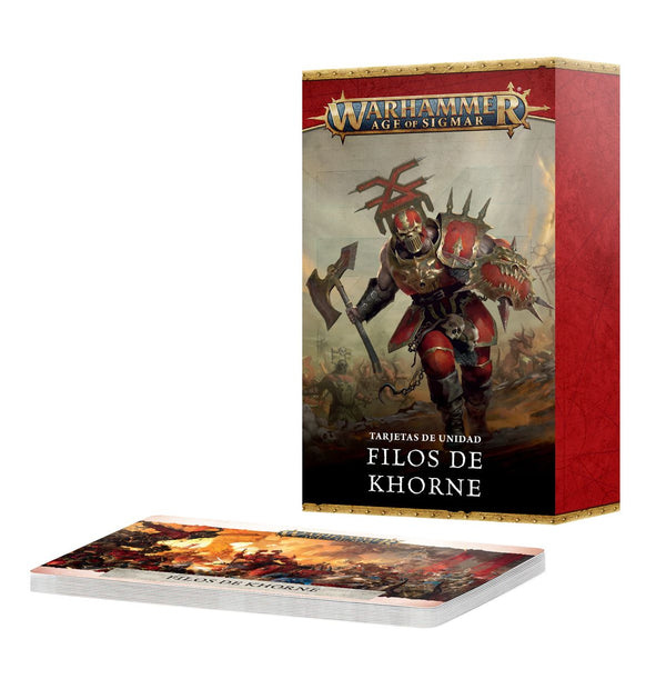 WARSCROLL CARDS: BLADES OF KHORNE (ESPAÑOL)