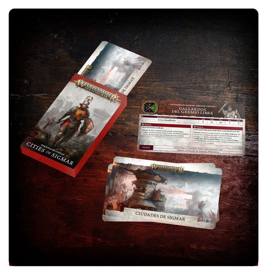 WARSCROLL CARDS: CITIES OF SIGMAR (SPA)