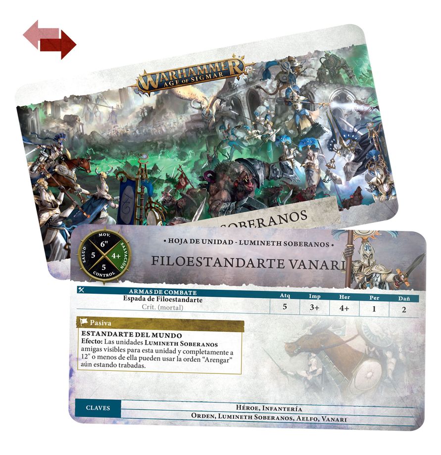 WARSCROLL CARDS: LUMINETH REALMLORDS (Español)