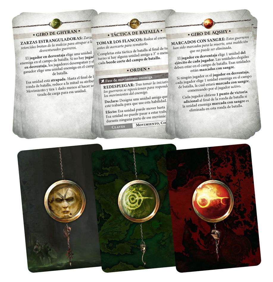 Warhammer Age of Sigmar: Spearhead – Fire & Jade Gaming Pack (español)