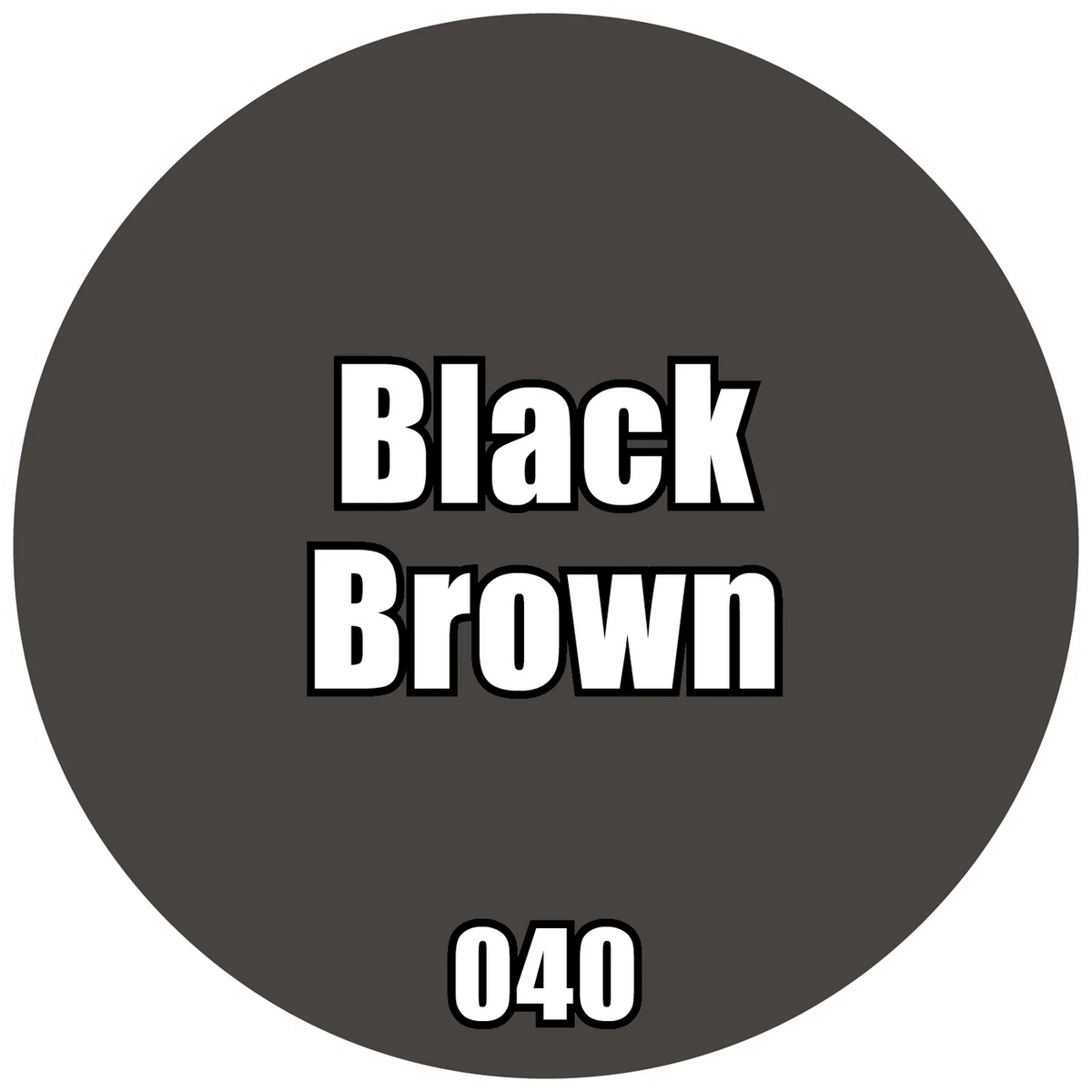 040-Pro Acryl Black Brown