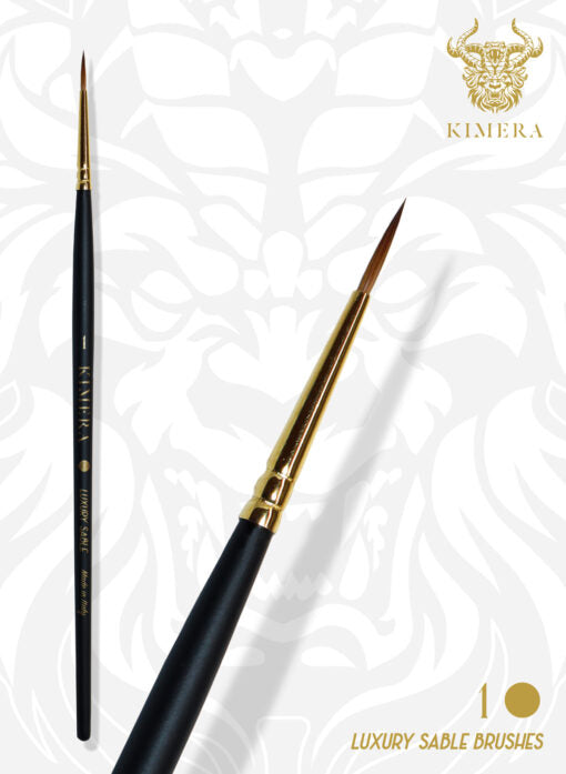 Single Kimera Brushes – Kolinsky Sable Size 0