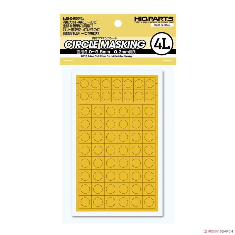 HIQPARTS Circle Masking Sticker 4L