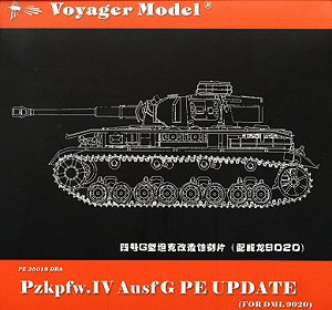 Modèle Voyager Pzkpfw.IV Ausf G PE mise à jour n° PE35018 1:35