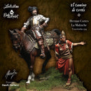 "El Camino de Cortés" part 5 Hernan Cortés (mounted) & La Malinche