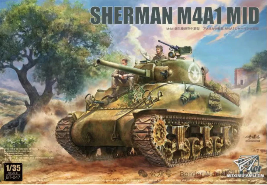 Sherman M4A1 Mid 1/35 #BT-047 by Border Models