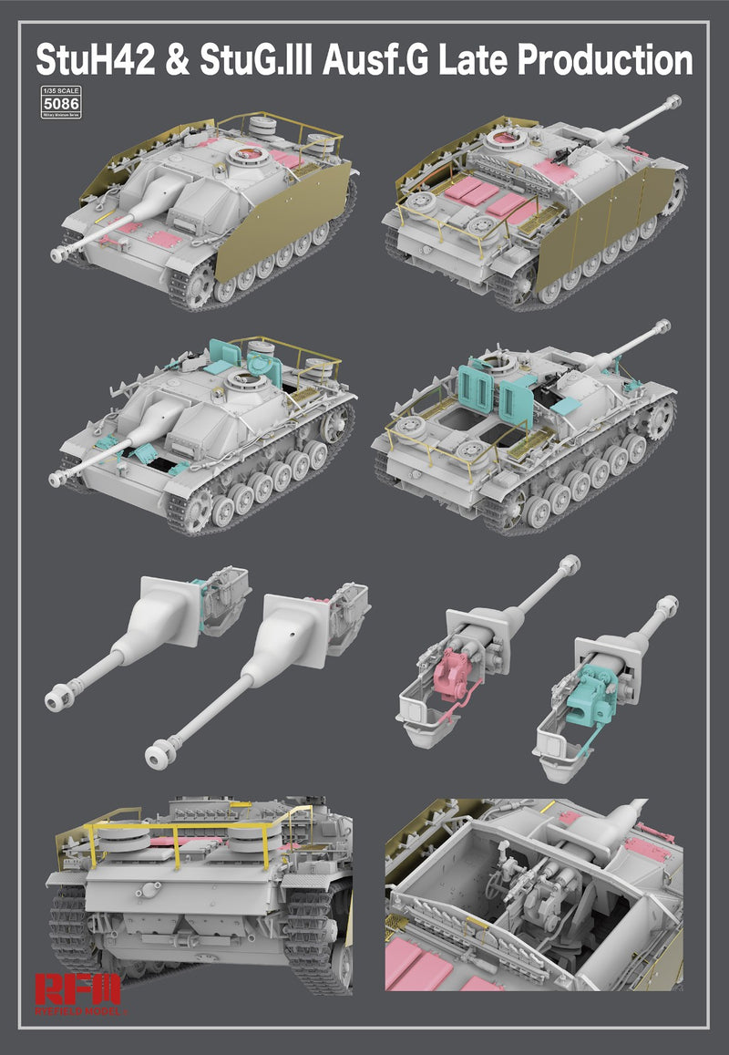 RM5086 StuH42 & StuG.III Ausf.G Late Production