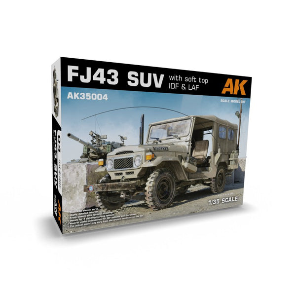 AK35004  FJ43 SUV WITH SOFT TOP IDF & LAF 1:35