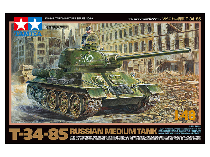 Russian Medium Tank T-34-85 Tamiya No. 32599 1:48