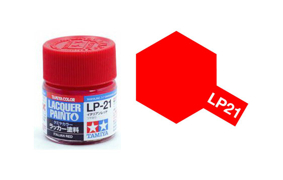 Tamiya Lacquer Paint LP-21 Italian Red