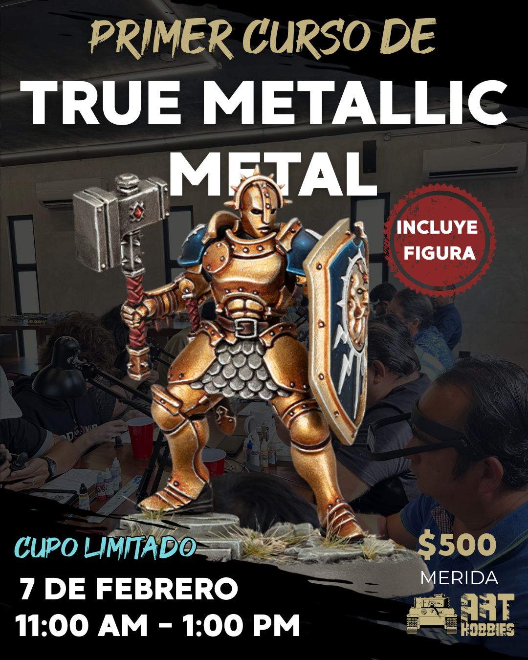 CURSO TRUE METALLIC METAL MERIDA