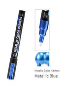 DSP-MKA-07 DSPIAE Super Metallic Colors Markers - Metallic Blue