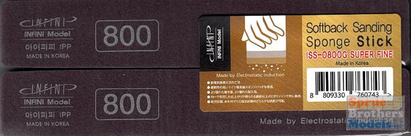 INFINI MODEL. Softback sanding stick - super fine / 800 Grit INFISS0800G