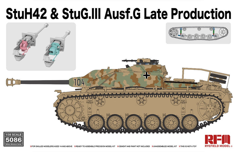 RM5086 StuH42 & StuG.III Ausf.G Late Production