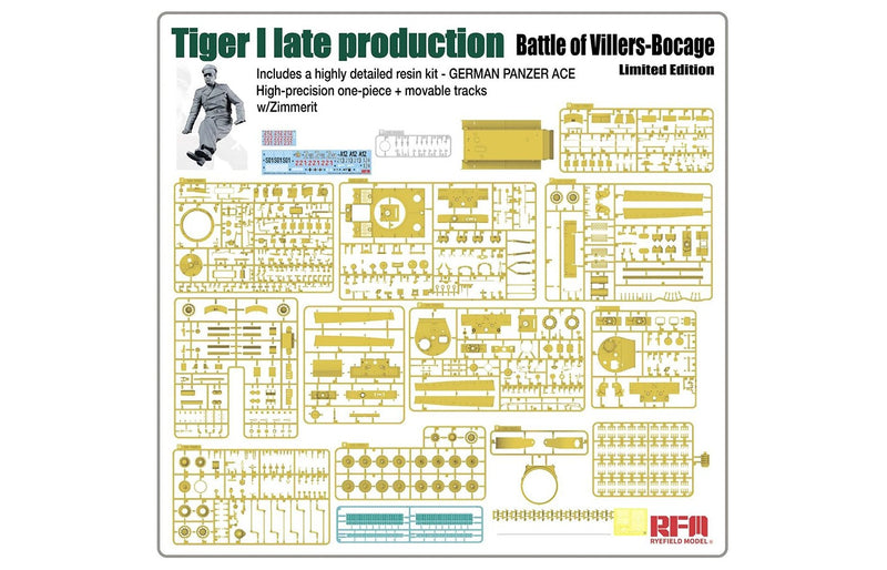 RM-5101 Tiger 1 late Production Battle of Villers-Bocage