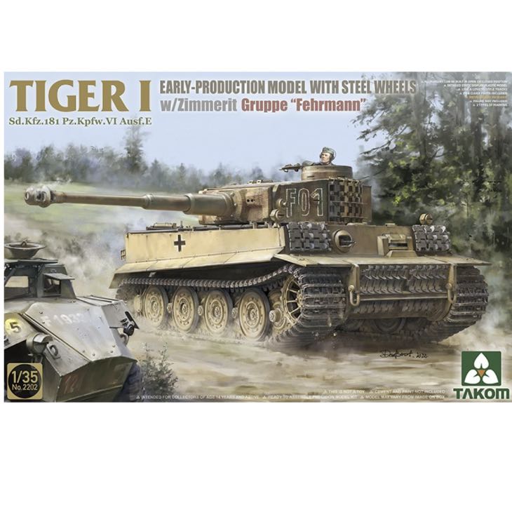 TAK02201W 1:35 Takom Tiger I Big Box