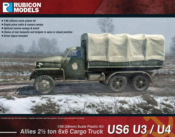 Rubicon models - 280035 - Allies US6 U3/U4 2½ ton 6x6 Truck 1/56 (28mm)