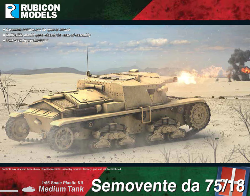 Modèles Rubicon Semovente da 75/18 280096 