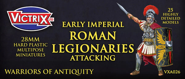 Les premiers légionnaires impériaux romains attaquent