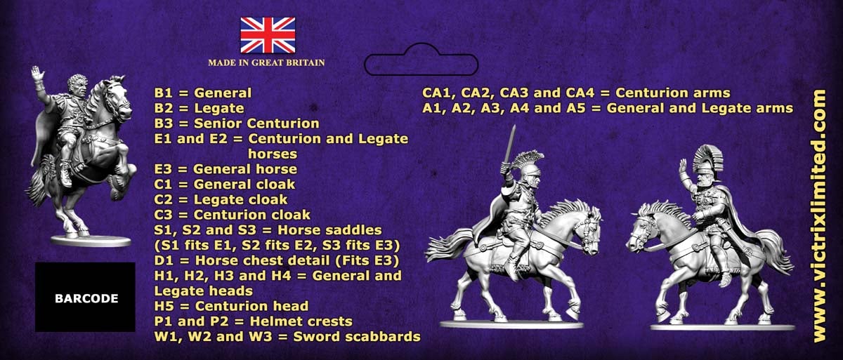 VXA038 Early Imperial Roman Mounted Generals
