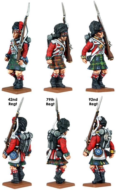 British Napoleonic Highlander Centre Companies VX0006