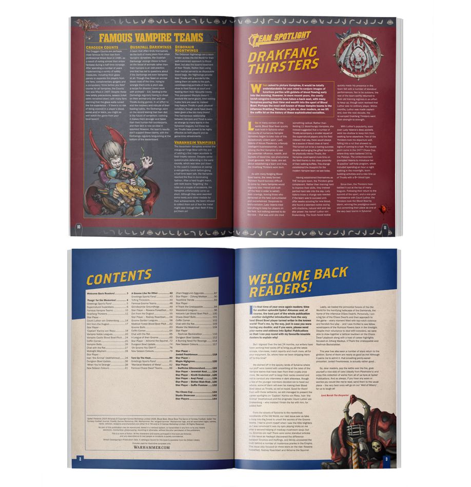 Blood Bowl: Spike! – 2024 Almanac! (Inglés.)
