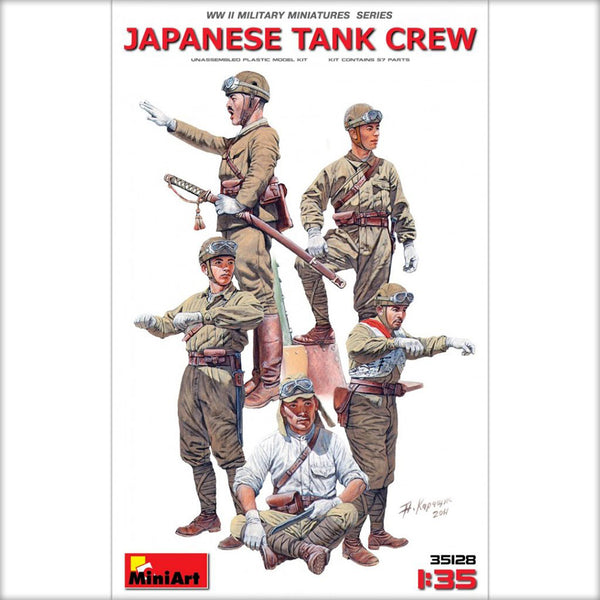 MiniArt Japanese Tank Crew | No. 35128 | 1:35