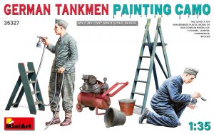 MIA35327 1/35 Miniart allemand Tankmen peinture camouflage ensemble de figurines