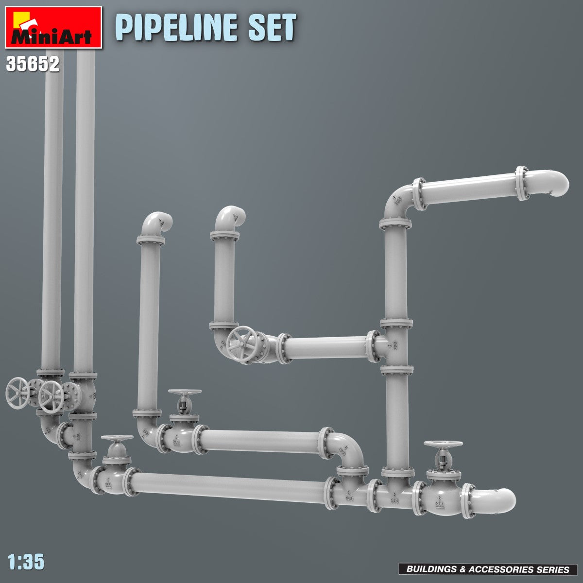 Miniart 1/35 Pipeline Set (35652)