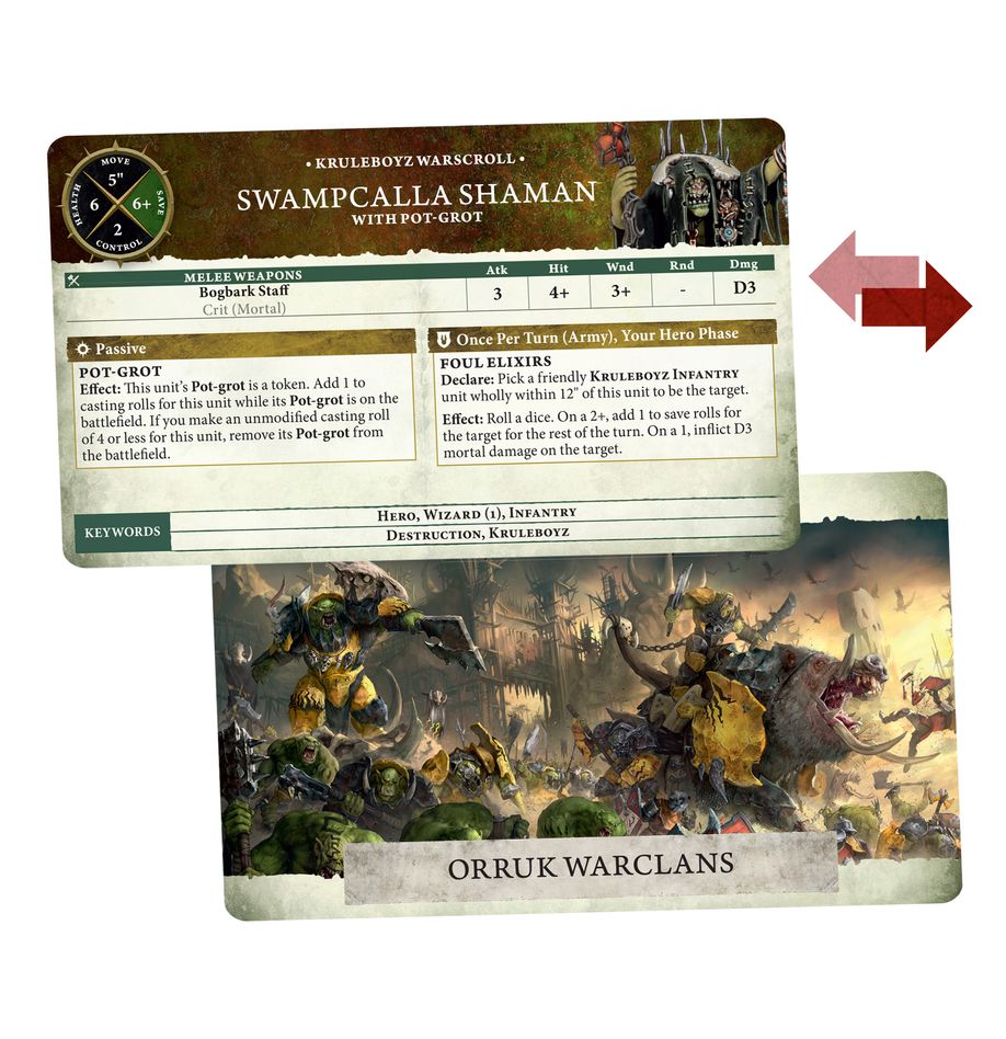 Warscroll Cards: Orruk Warclans (Español)