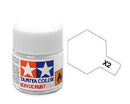 TAMIYA- PINTURA MINI 10ML X 2 BLANCO BRILLANTE-WHITE