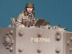 British Tank Commander Set 2 Figures &amp; 4 Heads Included Alpine Miniatures 35298 1:35