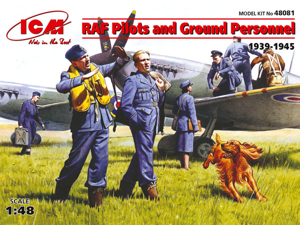 ICM 48081 RAF Pilots and Ground Personnel (1939-1945) 1:48