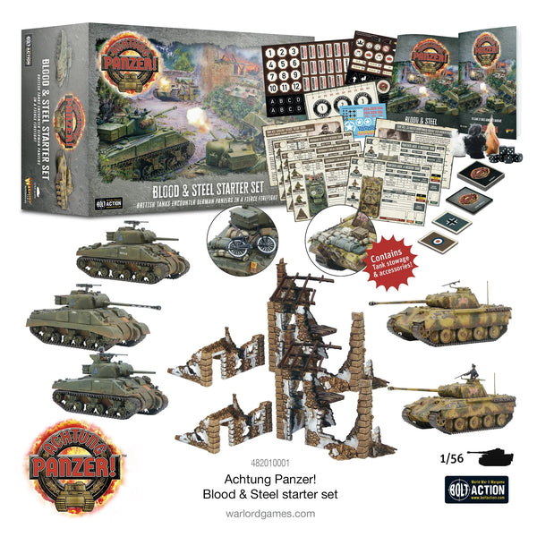 Achtung Panzer! Blood & Steel Starter Set (ingles)