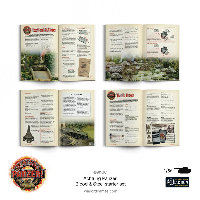 Achtung Panzer! Blood & Steel Starter Set (ingles)