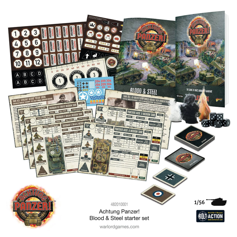 Achtung Panzer! Blood & Steel Starter Set (ingles)