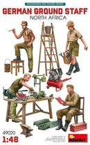 MIA49020 1:48 Miniart German Ground Staff North Africa Figure Set