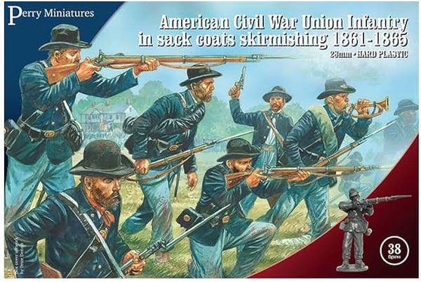 Perry Miniatures Manteaux d'infanterie de sac de l'Union de la guerre civile américaine 1861-1865 ACW120