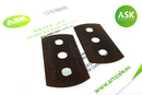 ASKT0002 ASK/Art Scale- Razor Saw Ultra & Extra Smooth (Asymmetrical 70/43 teeth) 2pcs)