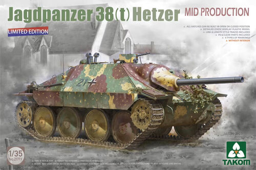 Takom 2171 Jagdpanzer 38(t) Hetzer Mid Production (sans intérieur)