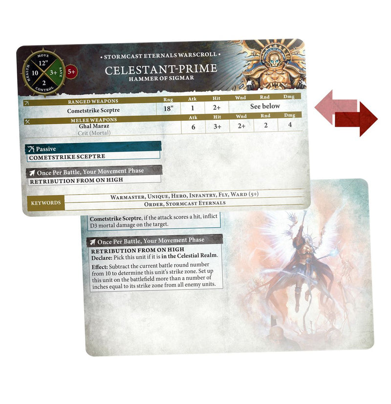 WARSCROLL CARDS: STORMCAST ETERNALS ENGLISH