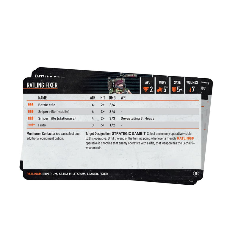 KILL TEAM DATACARDS: RATLINGS (ENGLISH)