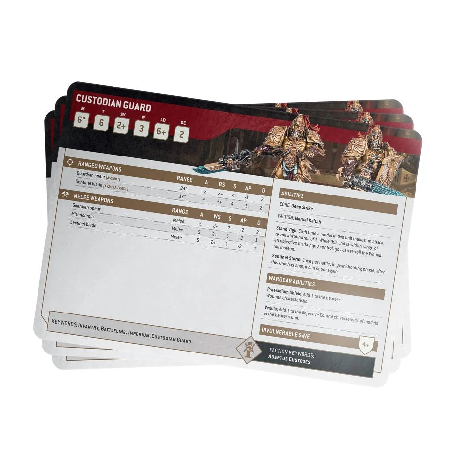 INDEX: ADEPTUS CUSTODES.INGLES