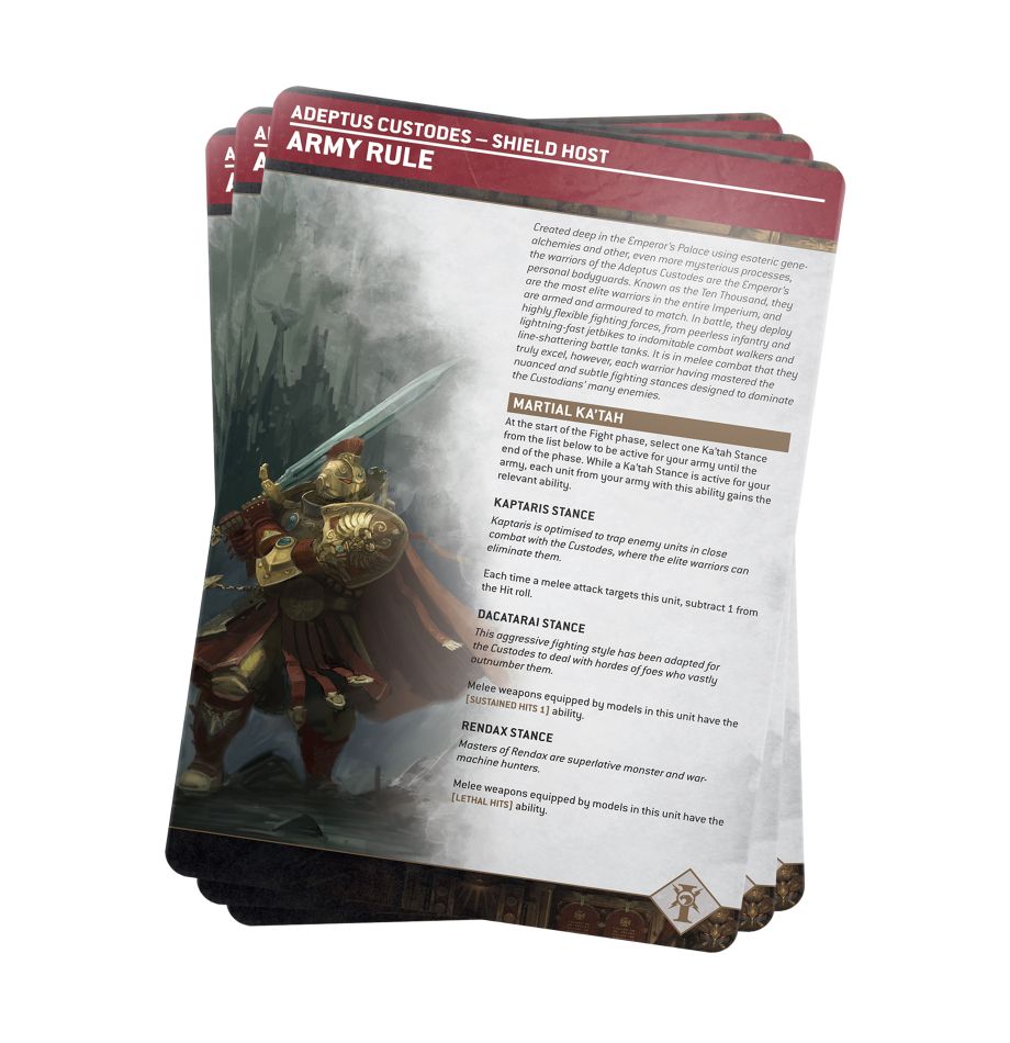 INDEX: ADEPTUS CUSTODES.INGLES