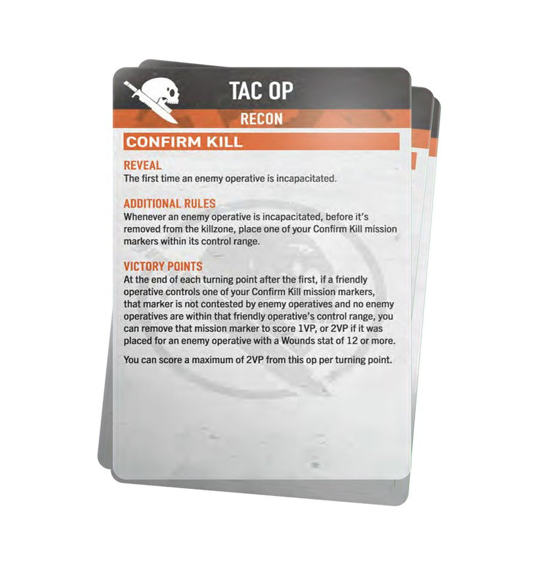 Kill Team: Approved Operations Card Pack 2024 (Inglés)