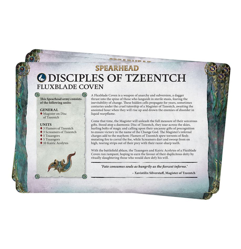 Faction Pack: Disciples of Tzeentch (español)